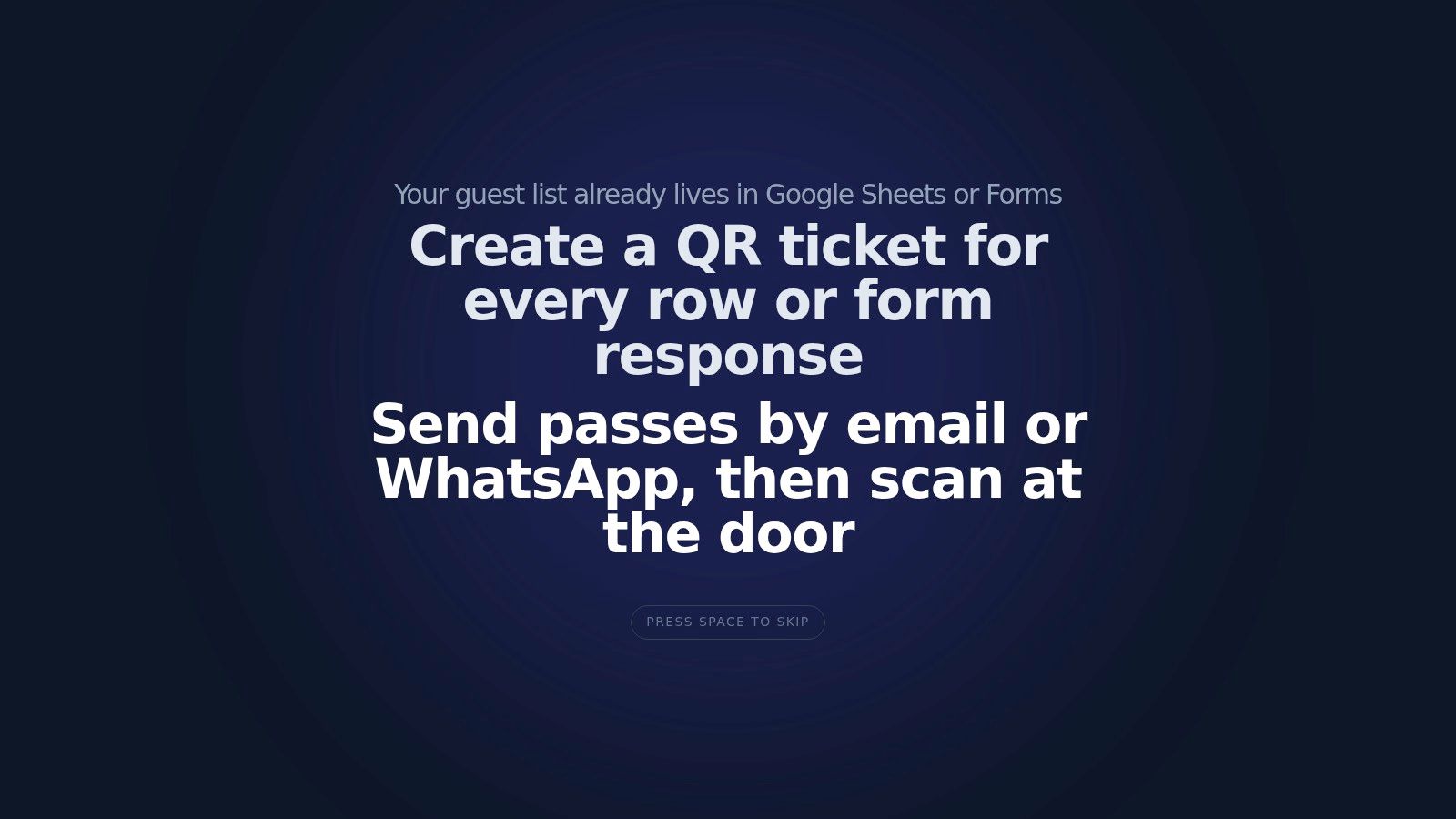 Screenshot from https://qr-code-ticket.com