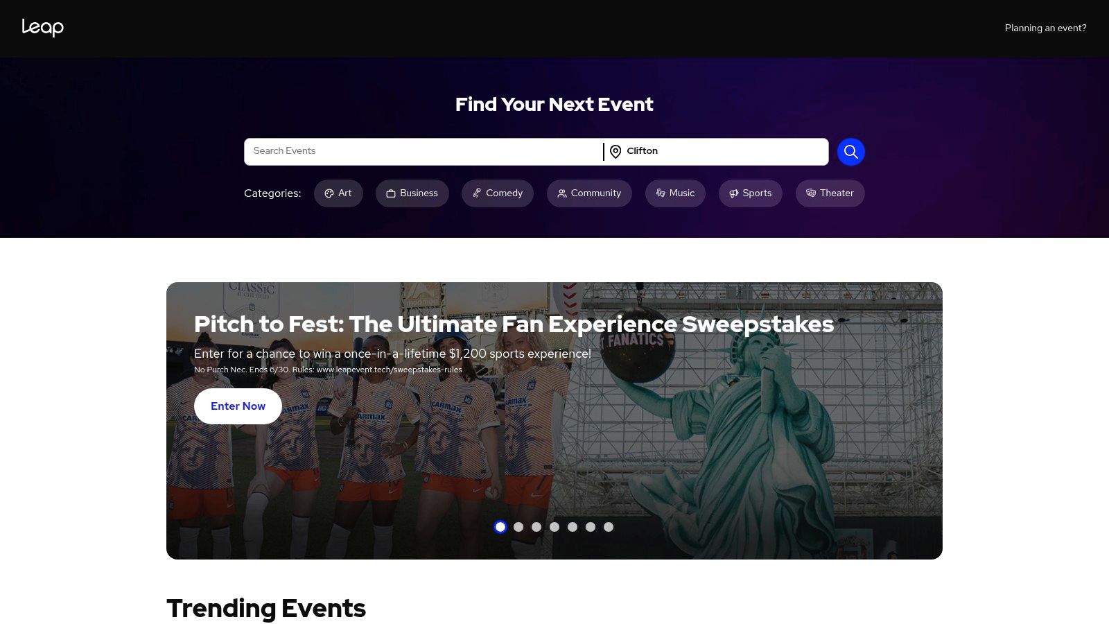 Leap Event Technology (ShowClix)