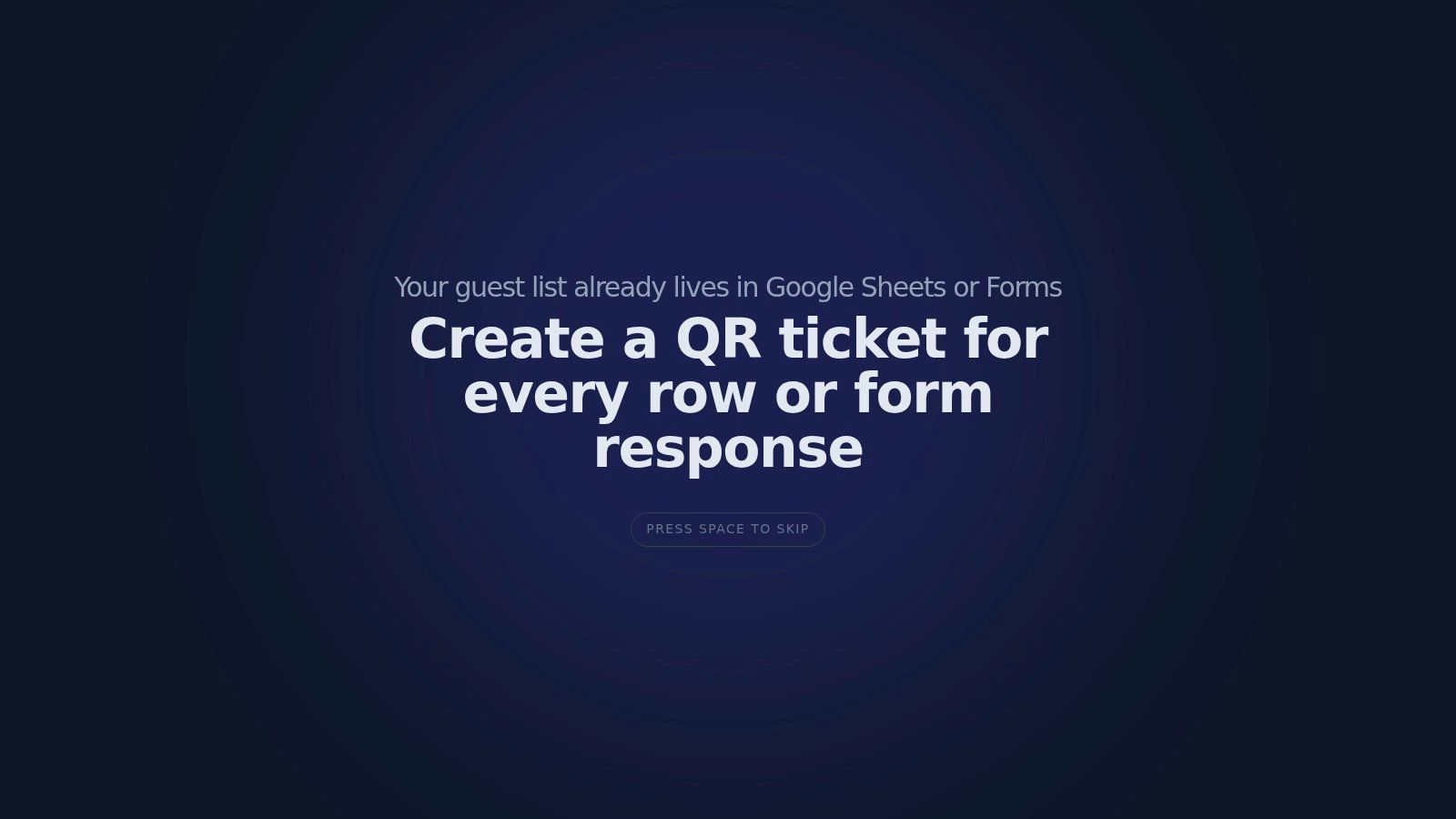 Screenshot from https://qr-code-ticket.com