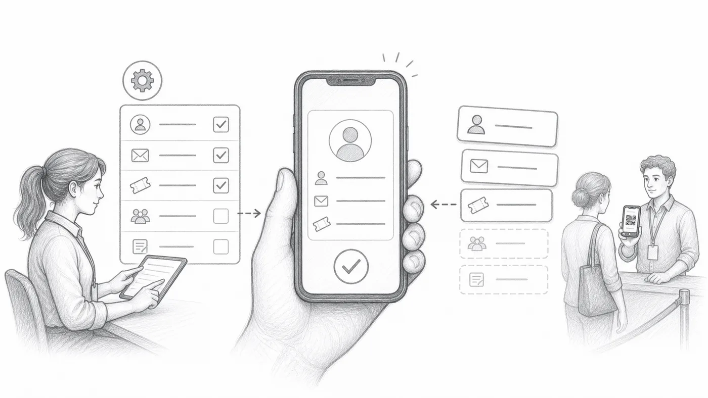 Attendee summary format illustration